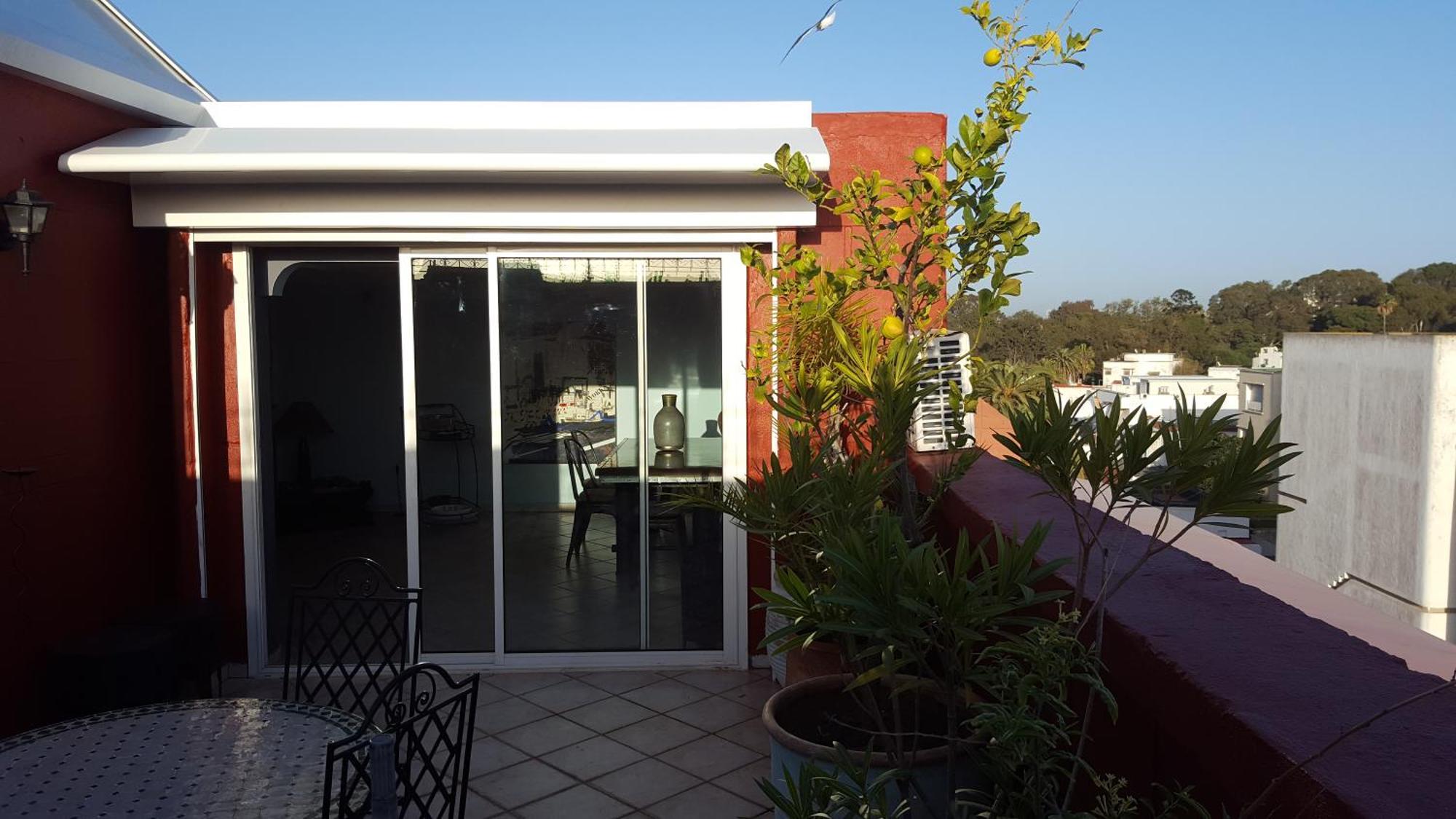 Appartement Agreable Avec 2 Tres Belles Terrasses Au Coeur De Rabat Exterior photo
